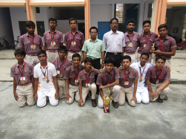 Jugglers with bat and ball--our Champion Cricket Team
